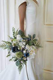 Flower bouquets for weddings home page. Blue Bouquet Natural Bouquet Artificial Bouquet Keepsake Etsy Blue Wedding Flowers Blue Wedding Bouquet Flower Bouquet Wedding