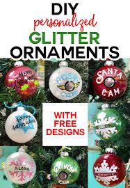 Diy Glitter Ornaments With Layered Vinyl Jennifer Maker Christmas Ornaments Homemade Glitter Ornaments Diy Personalized Christmas Ornaments Things tagged with 'xmas_ornament' (10 things). diy glitter ornaments with layered