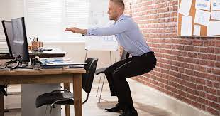 Replace your desk chair with an exercise ball of equal height as your chair. 7 Chair Exercises To Workout While Working The Iowa Clinic
