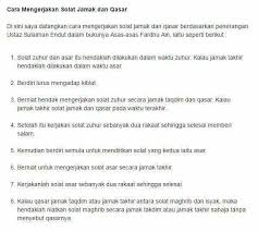Sholat jamak adalah sholat yang menggabungkan dua waktu sholat (sholat fardhu) dalam satu waktu sholat. Niat Sholat Jamak Takhir Dzuhur Ke Ashar