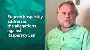 Eugene Kaspersky Addresses The Allegations Against Kaspersky Lab Youtube