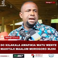 Ofisi ya Mkuu wa Wilaya ya Morogoro imegawa Viti Mwendo kwa watu wenye  mahitaji Maalum Wilayani humo., Mkuu wa Wilaya ya Morogoro Mussa Kilakala  (@mussa.kilakala ), ameongoza zoezi hilo maalum leo ...