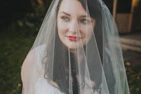 A Juliet Cap Veil And Red Lipstick For A Quirky Vintage Wedding In  Liverpool