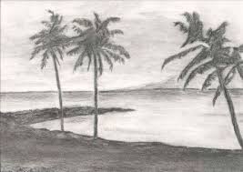 Drawing Pencil Art Simple 35 Ideas Landscape Drawing Tutorial Landscape Drawing Easy Beach Drawing