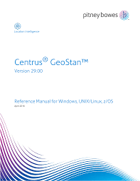 Centrus Geostan Reference Manual For Manualzz Com