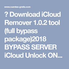 Download Icloud Remover 1 0 2 Tool Full Bypass Package 2018 Bypass Server Icloud Unlock Online Free Server Iclou Icloud Unlock Iphone Unlock Iphone Free