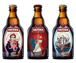 Astra Redesign Beer Label Design Beer Design Beautiful Beer Labels