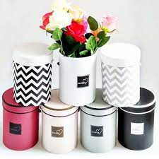Handheld Bouquet Flower Boxes Round Living Vases Florist Box Flower Plant Boxes Flower Boxes Box Flowers Chocolate Bucket Gift