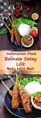 Bakso or baso is an indonesian meatball, or a meat paste made from beef surimi. Balinese Satay Lilit With Sambal Matah Raw Lemongrass Chili Relish Sate Lilit Indonesian Food Satay