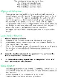 Grade 8 Reading Lesson 20 Poetry Stopping By Woods On A Snowy Evening 1 Reading Lessons English Reading Lesson