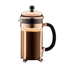 Bodum 34oz 8 cup chambord coffee french press pot copper. Bodum Chambord 8 Cup French Press Coffee Maker Copper 1 0 L 34 Oz Buy Online In Isle Of Man At Isleofman Desertcart Com Productid 47910520
