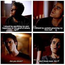 Pin By Emily Corwin On I M Not Sorry That I M In Love With You I Love You Damon Vampire Diaries Funny Vampire Diaries Memes Vampire Diaries Quotes