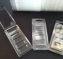 1-Piece 5-Cavity Snap Bar Wax Melt Clamshell (Pack of 100):