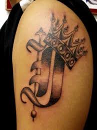 Are there any king and queen's out there rocking crown tattoos? 50 Amazing J Letter Tattoo Designs And Ideas Body Art Guru