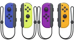 Two new pairs of joy cons are set to release on october 4th. New Joy Con Colors For October 2019 New Blue Neon Yellow L R New Neon Purple New Neon Orange L R Neon Purple Nintendo Ds Nintendo Wii Controller