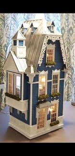 See more ideas about cardboard crafts, diy for kids, cardboard dollhouse. Miniature House Made Out Of Cardboard I Call The Chateau Blue Greggsminiatureimaginations Blogspot Com Miniature Houses Best Doll House Miniature House