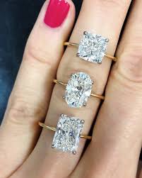 Whisper Thin Big Engagement Rings Radiant Engagement Rings Wedding Rings Unique