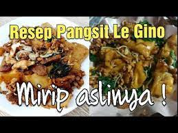 Resep Pangsit Goreng Le Gino Viral Mirip Aslinya Youtube In 2021 Pangsit Makanan Resep Mie