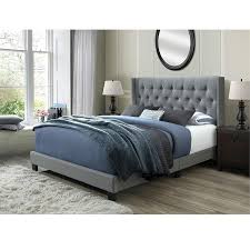 The tube surface powder coating, which avoiding rusty for a long period. Amolife Upholstered Platform Wingback Headboard