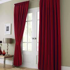Red Curtains For The Bedroom Very Cute For A Balcony Instead Of Plain White Home Curtains Window Treatments Living Room Curtains Living Room