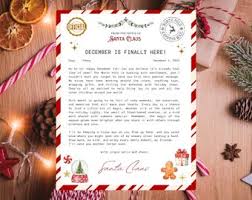 Personalized December 1st Letter for Kids Christmas Countdown Kickoff  Digital Download Exciting Holiday Starter Letter for Kids Festive Note