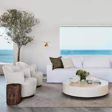 Monaco Round Concrete Coffee Table Coffee Tables Furniture Swivel Chair Living Room Concrete Coffee Table Coffee Table