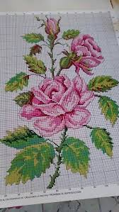 16 count, 20.48w x 27.62h cm 18 count, 18.20w x 24.55h cm 14 count, 23.40w x 31.57h cm format: 900 Roses Flowers Cross Stitch Ideas Cross Stitch Stitch Cross Stitch Flowers
