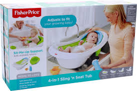 Fisher price bathtub review and how i use it. Fisher Price 4 In 1 Sling N Seat Tub White Blue Green Fbm94 Best Buy