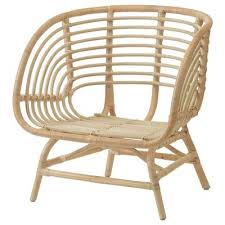 Gamlehult Ottoman With Storage Rattan Anthracite Ikea Rattan Armchair Ikea Armchair Furniture