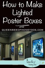 How to make a movie in 5 steps step 1: Diy Lighted Movie Poster Box Man Cave Home Bar Home Cinema Room Movie Poster Box