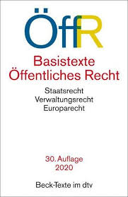 Das strafrecht ist ein teil des öffentlichen rechts. Basistexte Offentliches Recht Buch Thalia