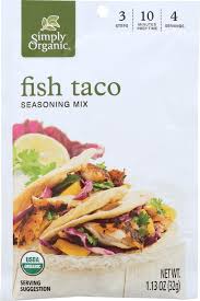 Maybe you would like to learn more about one of these? Simply Organic Fish Taco Seasoning Mix 1 13 Oz The Esquina