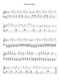 Cloud Atlas Sheet Music For Piano Solo Musescore Com