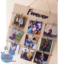 الخامة خشب المحتويات برواز مقاس 40x40 ٩ صور مقاس 10x10 الخيط المشابك يمكن تغيير اللون و الكلا handmade gifts handmade dream wedding