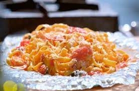 James Martin Lobster With Tagliatelle Pasta In A Spicy Tomato Sauce Recipe Spicy Tomato Sauce How To Cook Pasta Tagliatelle Pasta