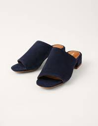 Whether you're stepping out or staying in, macy's has the best new styles for summer. Suede Block Heel Mules Blue Shoes Sandals Monsoon Global