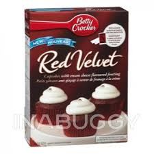 Index of recipes for red velvet cake, the bright red layered cake made with white frosting. Betty Crocker Cupcake Mix Red Velvet 465g Safeway Vancouver Grocery Delivery Inabuggy