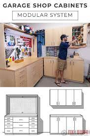 The skills you'll need are as basic as the tools. 5 Diy Garage Cabinets Modular Shop Storage System Fixthisbuildthat Shop Storage Cabinets Diy Cabinets Garage Storage Cabinets