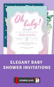 Elegant Baby Shower Invitations Baby Shower Invitations Baby Shower Baby Shower Invitations Printable Baby Shower Invitations Elegant Baby Shower Invitation