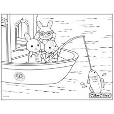In this video we color two bunnies, a cat, a chipmunk,. Coloring Calico Critters