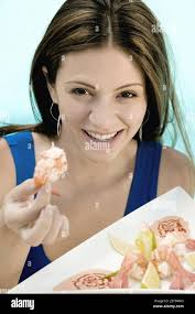 Holding up lobster hi-res stock photography and images