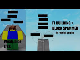 The script won't lag for it on krnl, and it runs owlhub. Using Fe Building And Block Spammer In Ragdoll Scripts In Desc Youtube