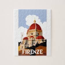 To change the number of pieces select the horizontal and vertical amount from the menu and then press create. Firenze Jigsaw Puzzles Zazzle