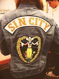 Sin City Motorcycle Jean Jacket Biker Clubs Motorcycle Clubs Biker Gang