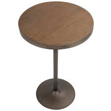 Check spelling or type a new query. Dakota Industrial Adjustable Bar Dinette Table Antique Brown Lumisource Target