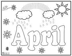 Here is everything i colored for the month of april! Months Of The Year Http Espemoreno Blogspot Com Es P Picasa Html Coloring Pages Free Coloring Pages Spring Coloring Pages