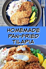 Homemade Fried Tilapia Recipe Easy Seafood Recipes Fried Tilapia Tilapia Recipes