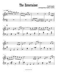Here's the music notation and tabs for the entertainer by scott joplin. The Entertainer Easy Piano By Scott Joplin 1868 1917 Digital Sheet Music For Download Print S0 287065 Sheet Music Plus
