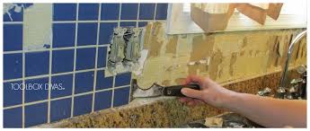 Backsplash then try to form a hammer and repeat prying the process of the color you want to smooth you can easily repair damaged to the area is not working. Tile Removal 101 Remove The Tile Backsplash Without Damaging The Drywall