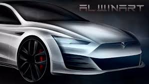 Tesla Model S Plaid rendered to life in concept art